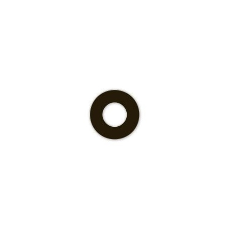 Ergomat 9in Supreme Donut- 6in Center Black, 10PK DSV-Donut9-BK-KIT